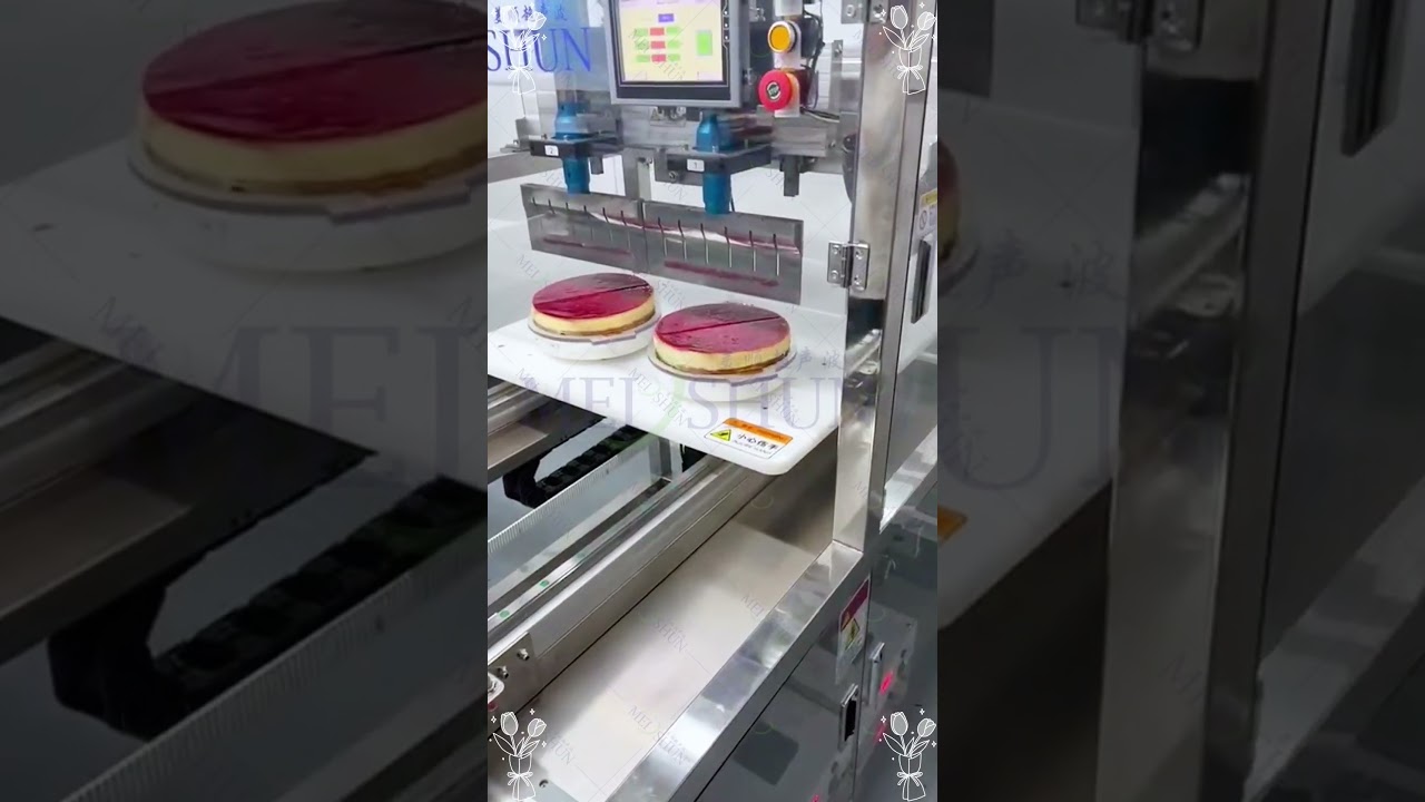 Ultrasonic cake cutting machine #cake #ultrasonicmachine #ultrasonic