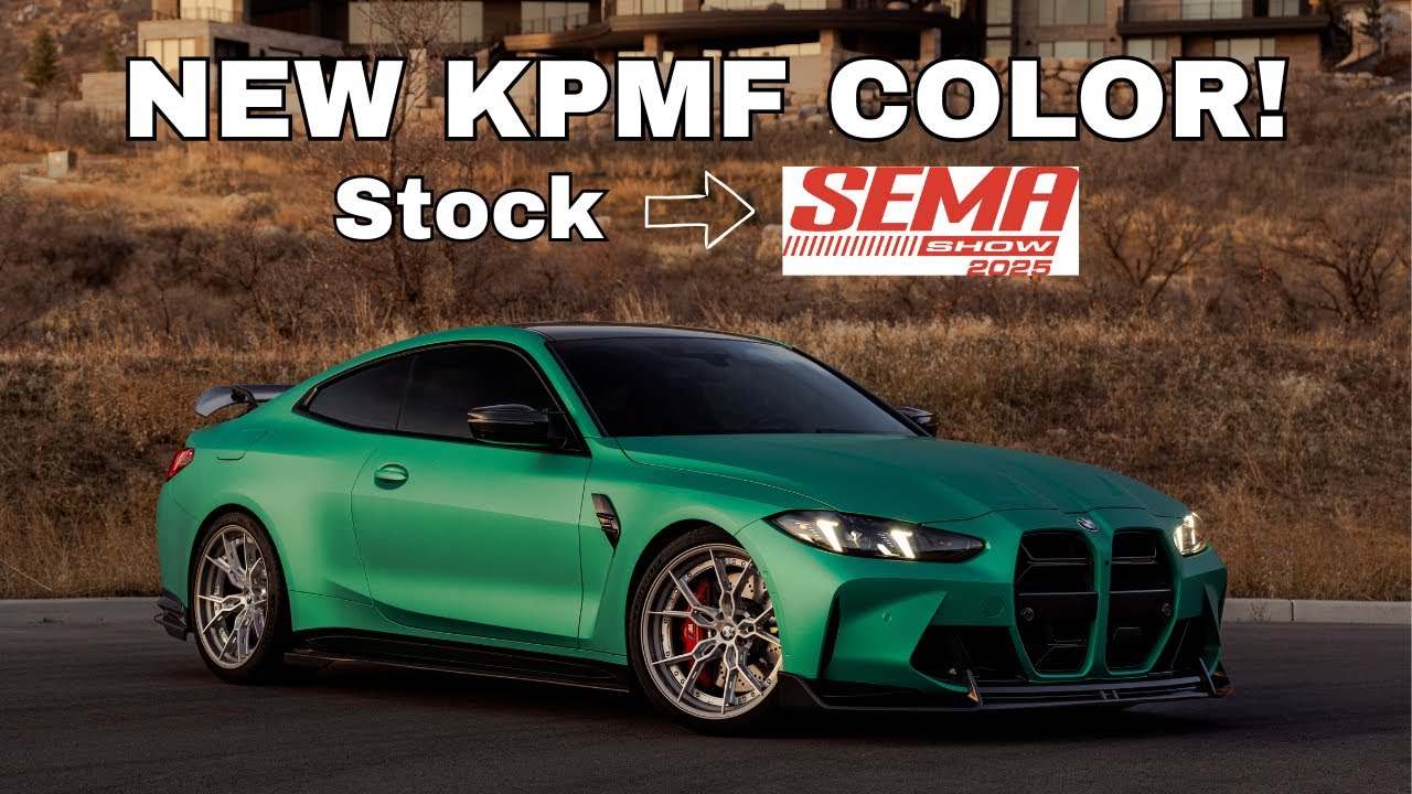 Мы купили стандартный G82 M4… и подготовили его для SEMA 2025 в НОВОМ цвете от KPMF!