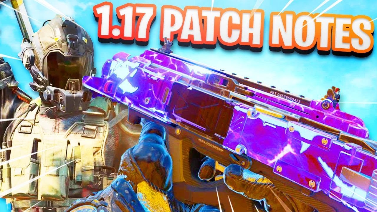 NEW 1.17 Update Patch Notes Black Ops 4! (COD BO4 1.17 Update)