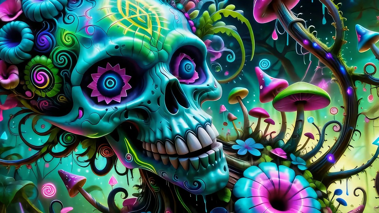 Psychedelic Trance – Mushroom Trippy mix 2025 (AI Visuals by Psytrance)