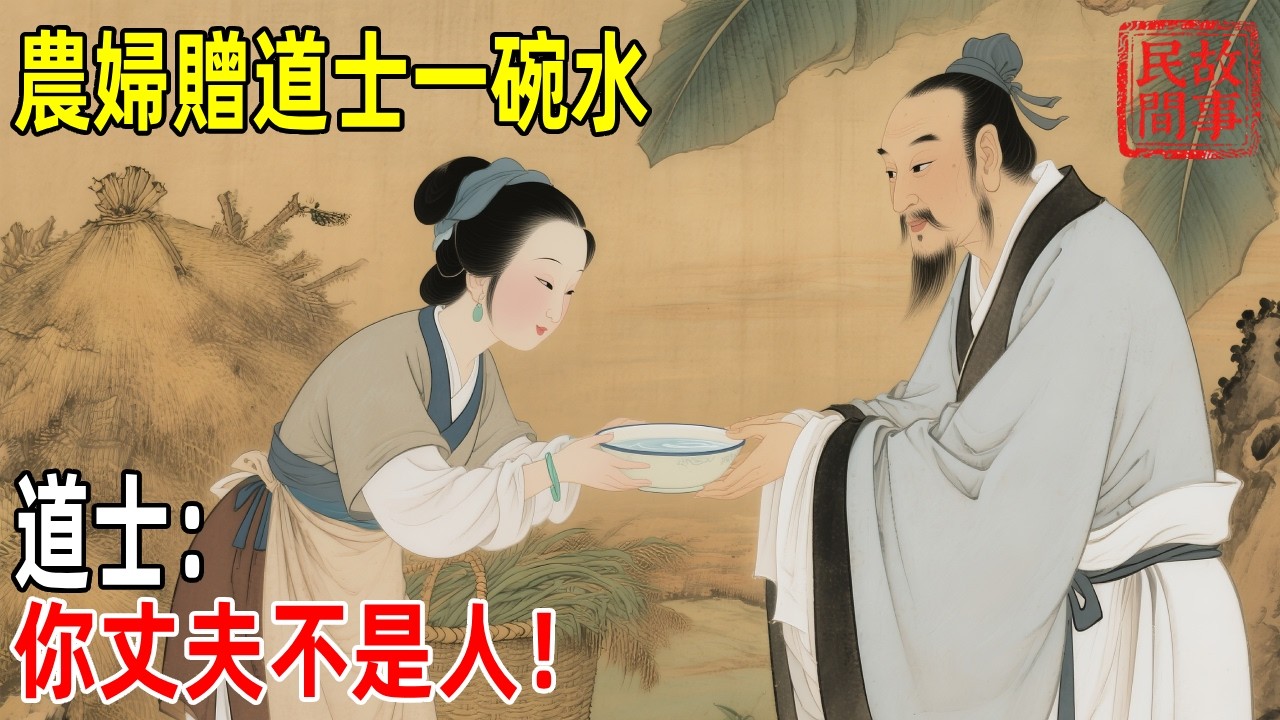 農婦贈道士一碗水，道士：你丈夫不是人！【壓箱底的舊事】#故事#民间故事#故事会#民間故事#故事會#温馨故事#民间传统故事