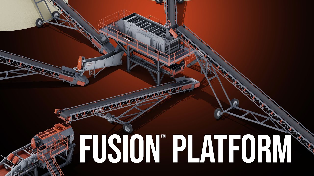 Fusion® Modular Wash Plant Animation