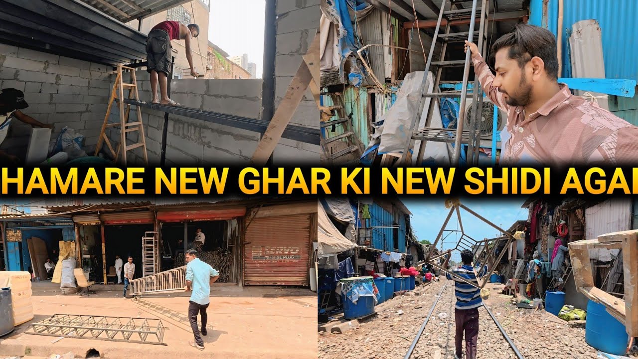 Hamare New Ghar Ki New Shidi Agai | 1st Floor Complete | Mumbai Slum Life | Daily Life Vlog