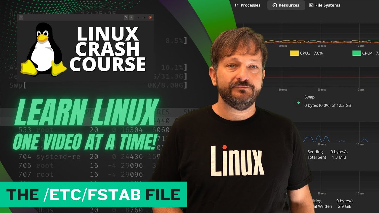 Linux Crash Course - The /etc/fstab file