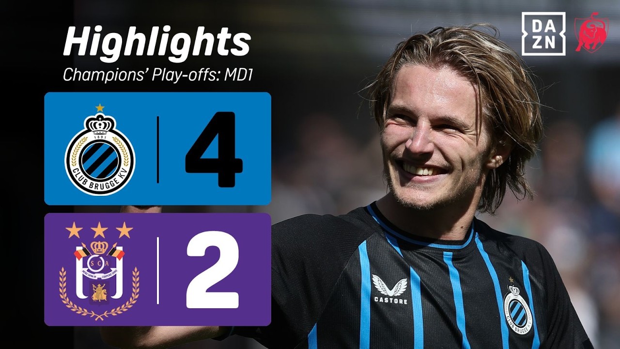 Club Brugge komt terug tot op &eacute;&eacute;n punt van Union SG! 🔵⚫️ | Club Brugge - RSC Anderlecht