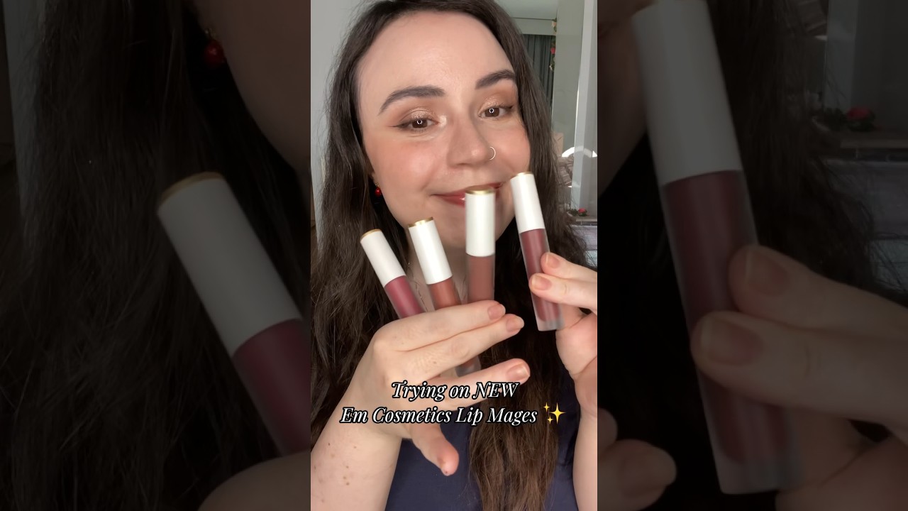 Em Cosmetics NEW Lip Mage Tinted Serum Lip Swatches ✨
