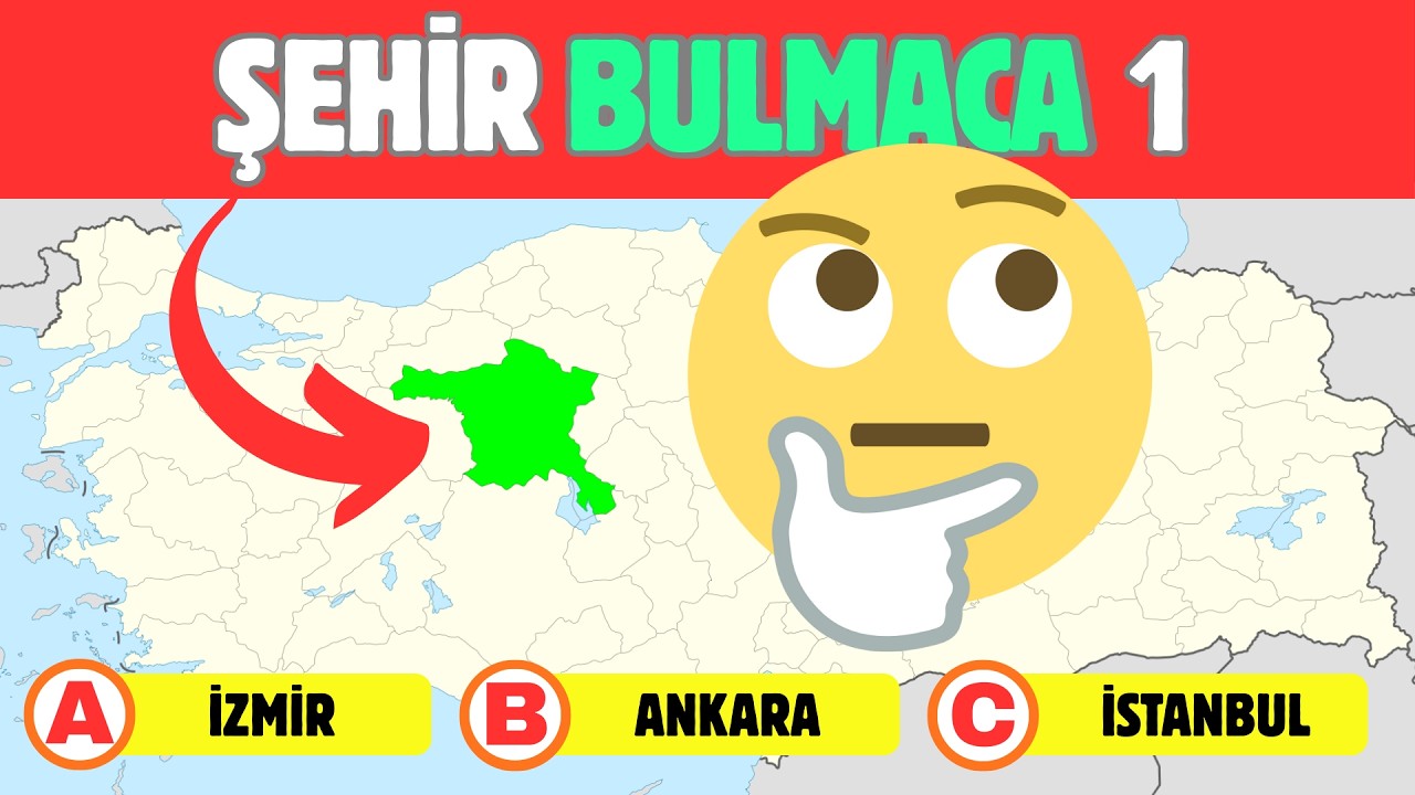 RESİMDEKİ İLİ TAHMİN ET? - Şehir Bulmaca Zor [20 Soru]