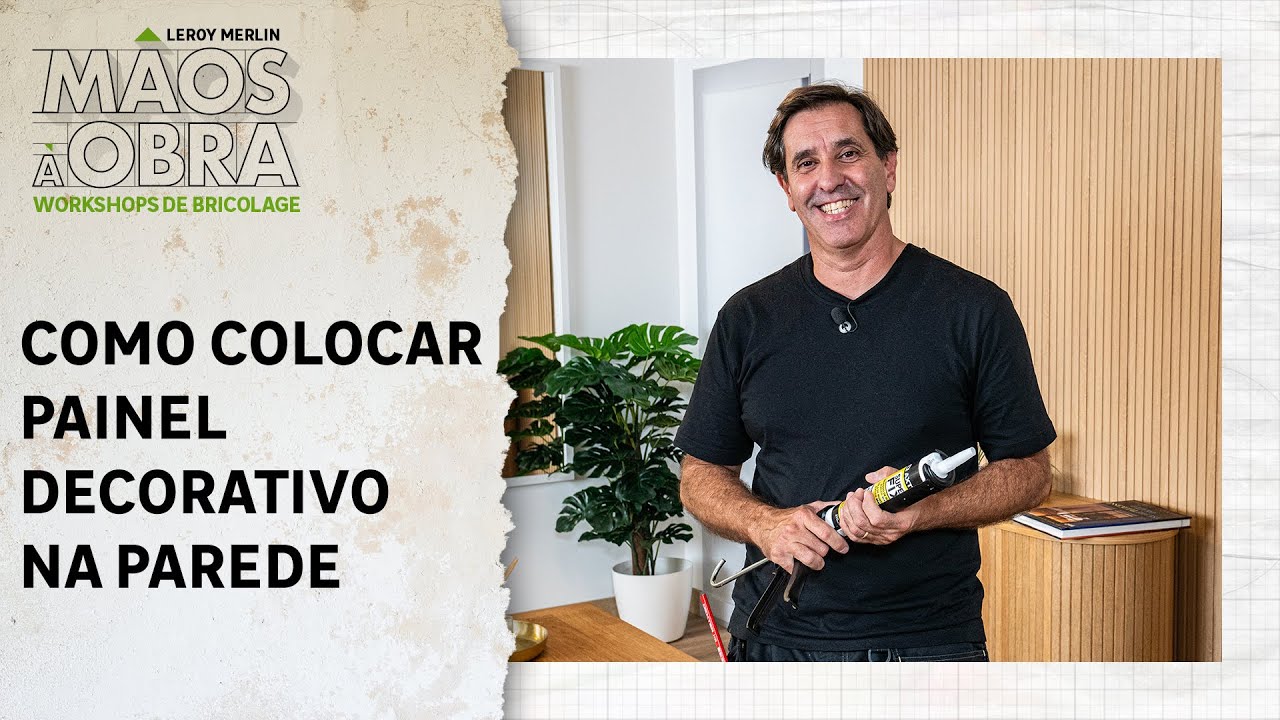 Como colocar um painel decorativo na parede (c/Jo&atilde;o Benedito)