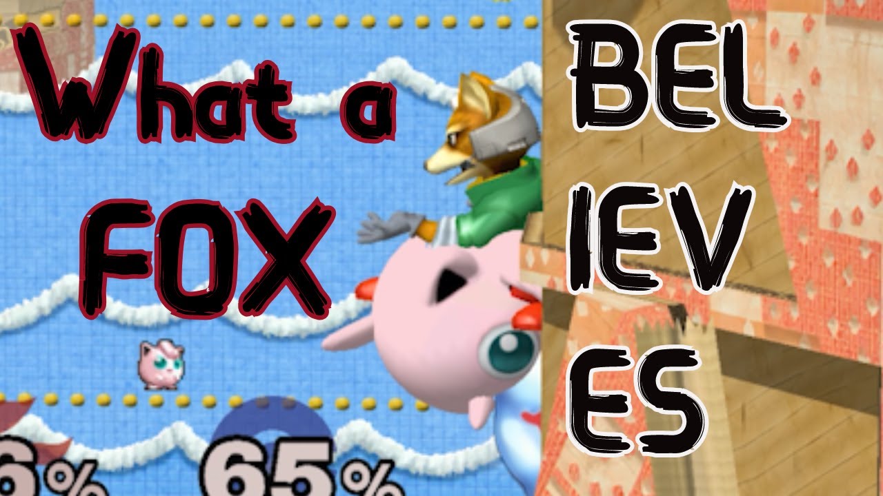 what a fox believes - SSBM combo video