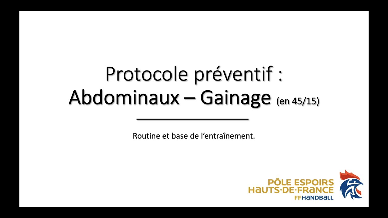 Renforcement musculaire - Séance abdominaux et Gainage en 45s 15s