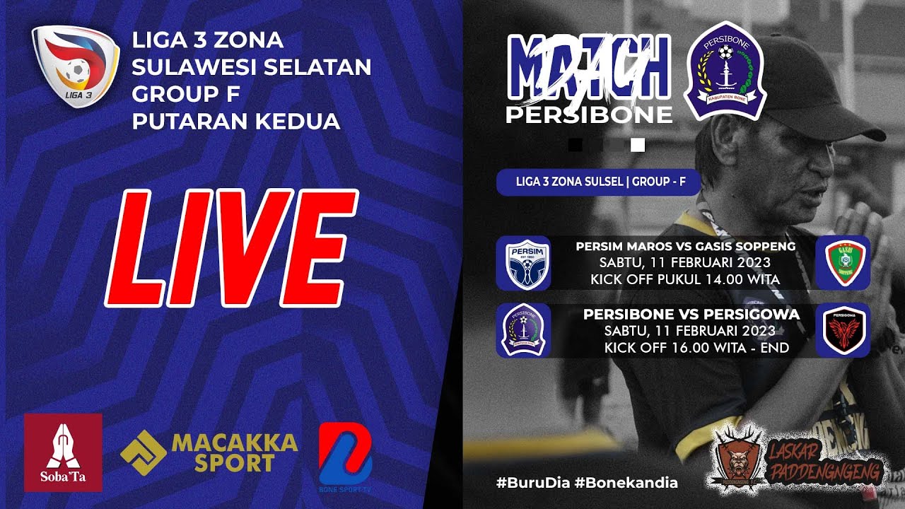 PERSIBONE MENGGILA!!! PERSIBONE VS PERSIGOWA | LIGA 3 ZONE SULSEL | BONE SPORT TV