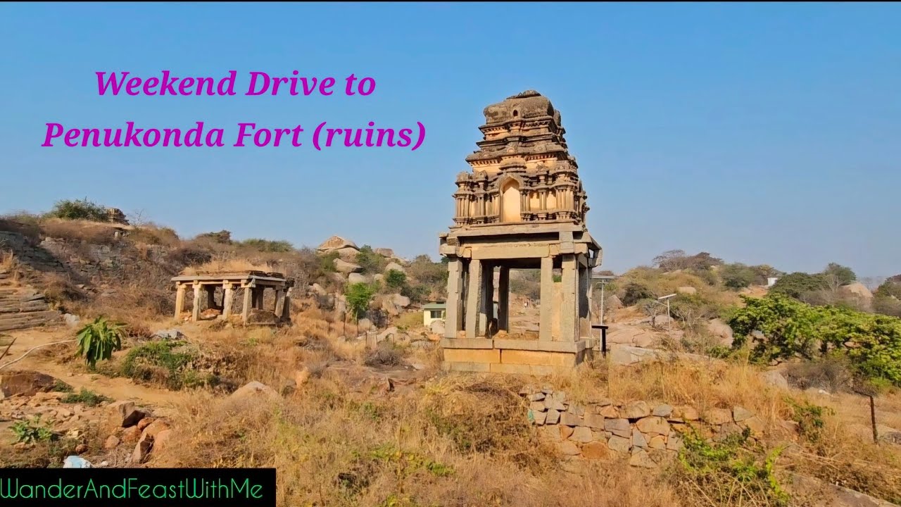 Weekend Drive from Bangalore to Penukonda Fort (ruins) and Sunrise View Point #weekenddrive