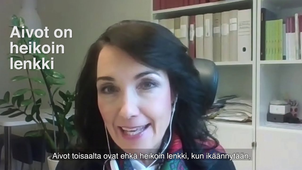 Miia Kivipelto: Koskaan ei ole liian varhaista aloittaa muistisairauksien ennaltaehkäisyä