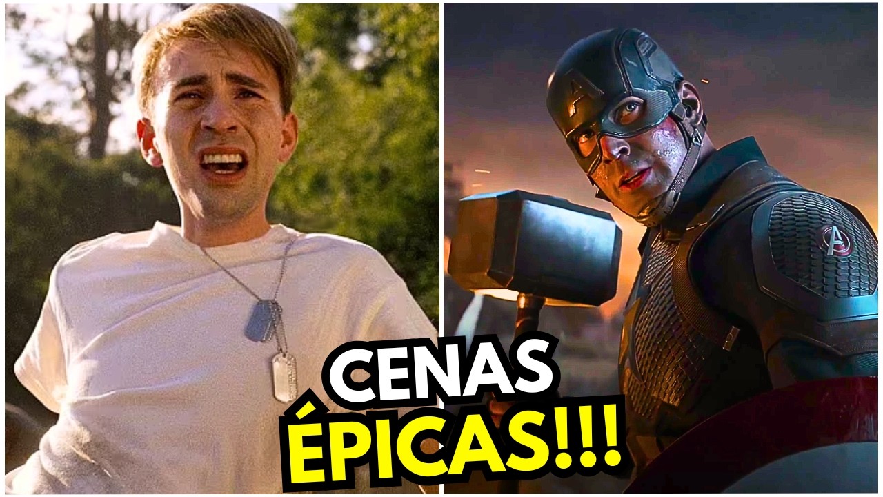 TOP 10 CENAS MAIS ÉPICAS DO CAPITÃO AMÉRICA!!! (STEVE ROGERS)