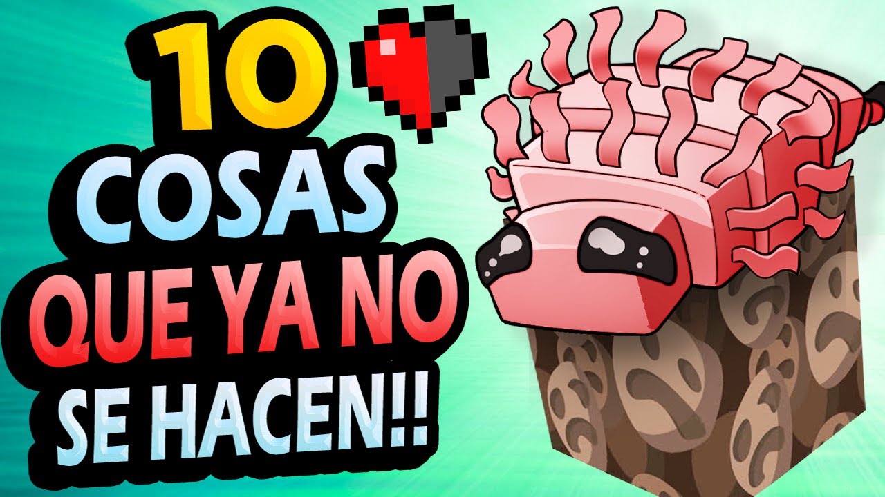 ⏰ 10 Cosas Que Ya NO Se Hacen en Minecraft!! #2