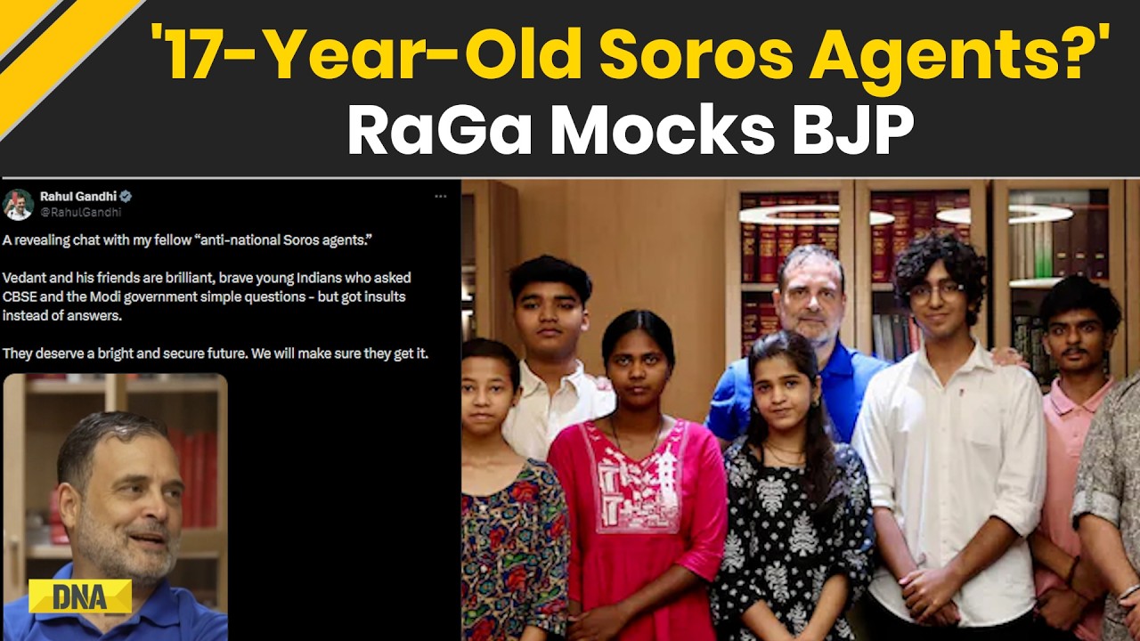 CBSE Paper Row: Rahul Gandhi Jokes About &lsquo;17-Year-Old Soros Agents&rsquo; During Student Interaction