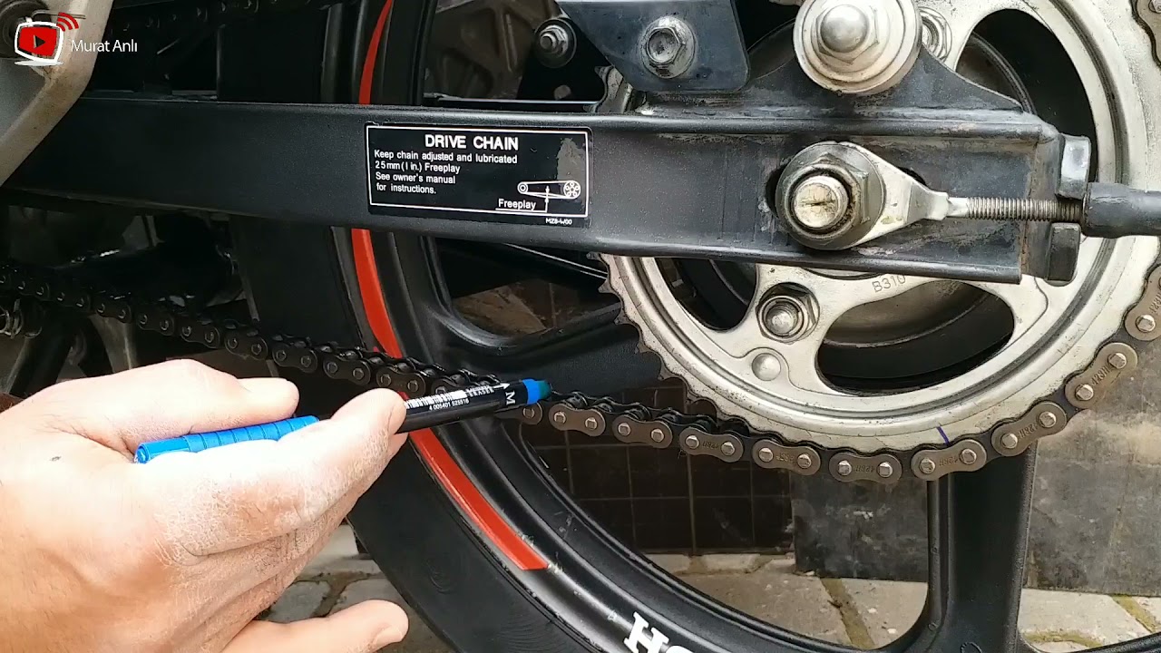 Honda Cb 125 E Ön Arka ve Zincir Orjinal Ebatları Kaçtır