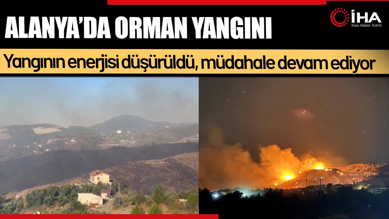 Alanya Ali Efendi Mahallesi’nde Yangın: Mahalle Tahliye Edildi!