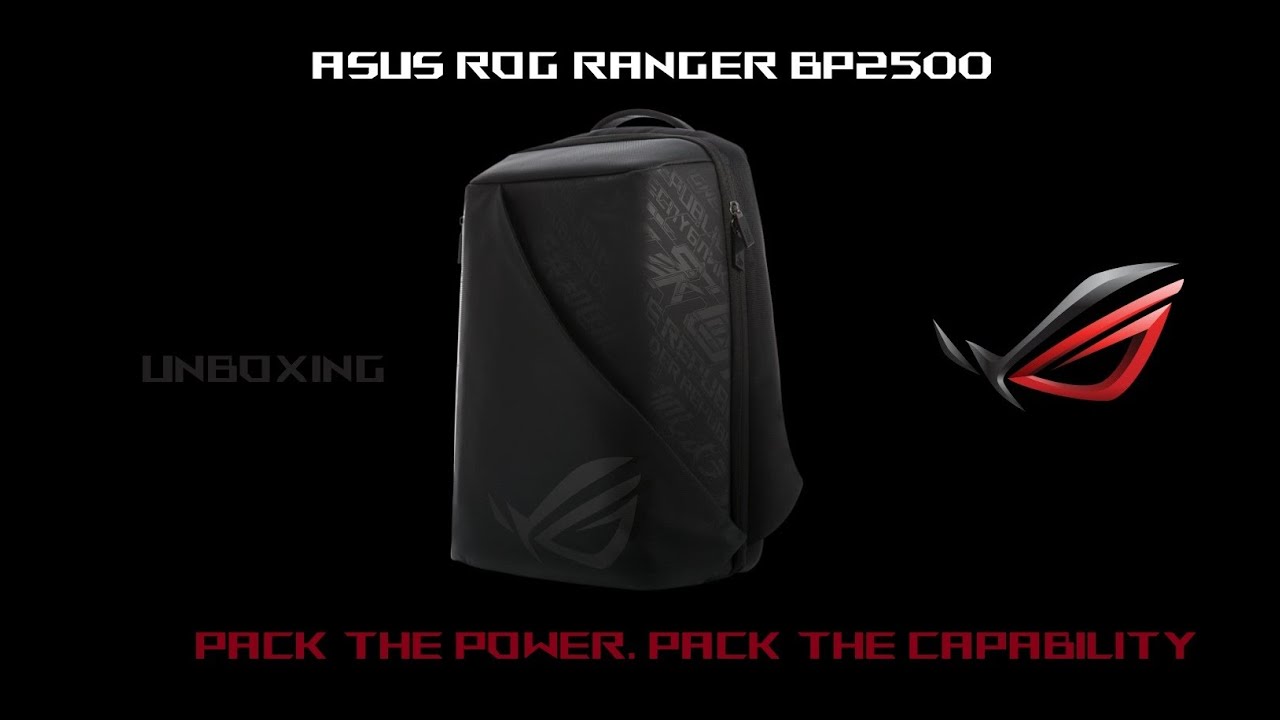 BP2500 Backpack ASUS ROG | Unboxing | Распаковка