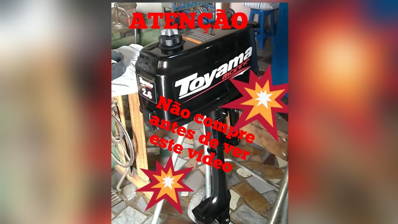 ATENÇÃO - MOTOR TOYAMA 2.6 HP - REVISÃO -
