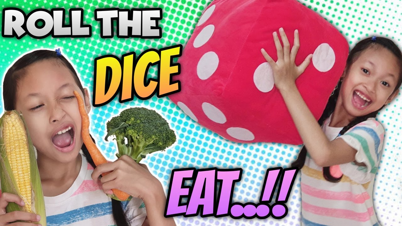 Roll the Dice and Eat &hearts; Aqilla Ditantang Makan Sayur | Aqilla's Diary