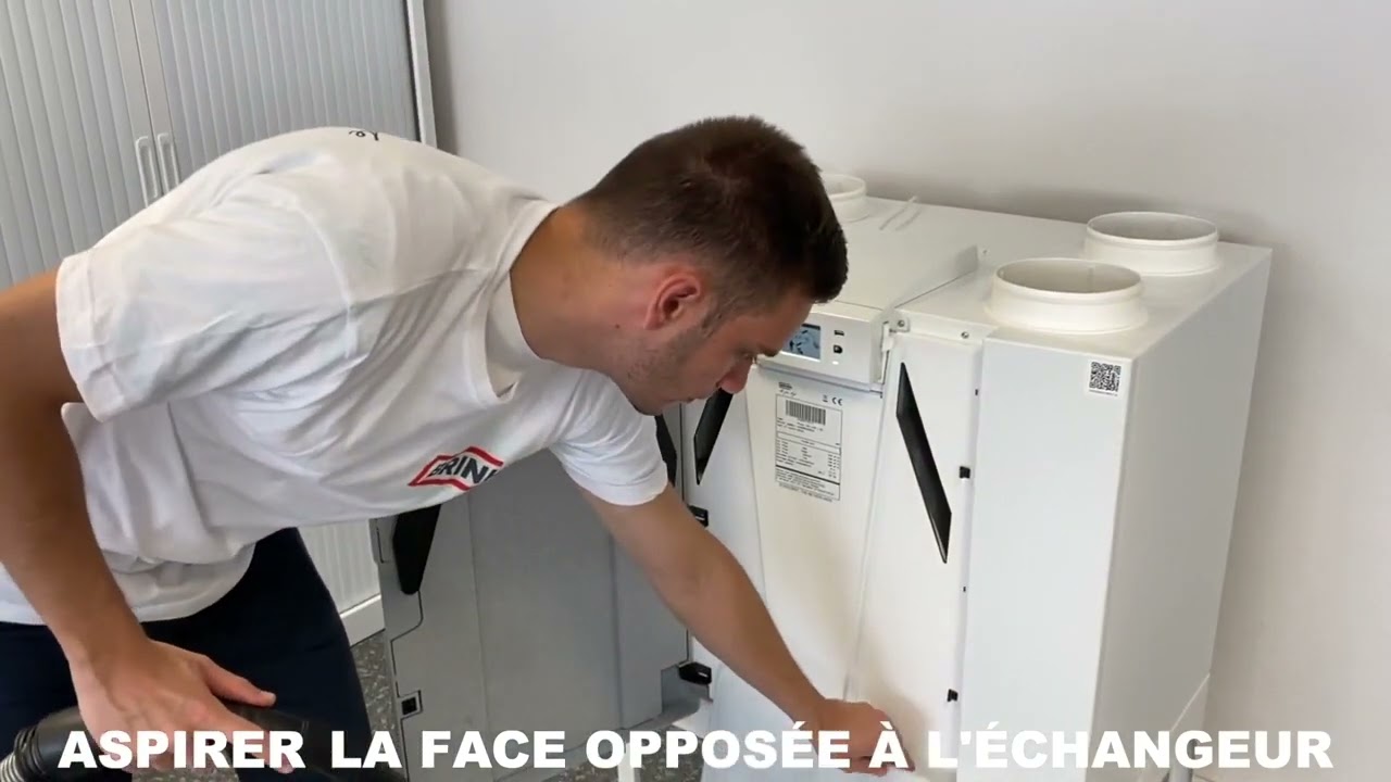 Nettoyage des filtres sur une VMC double flux