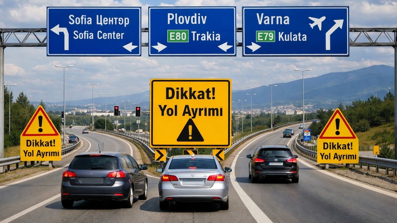 Bulgaristan Sofya Yeni Açılan Çevre Yolu