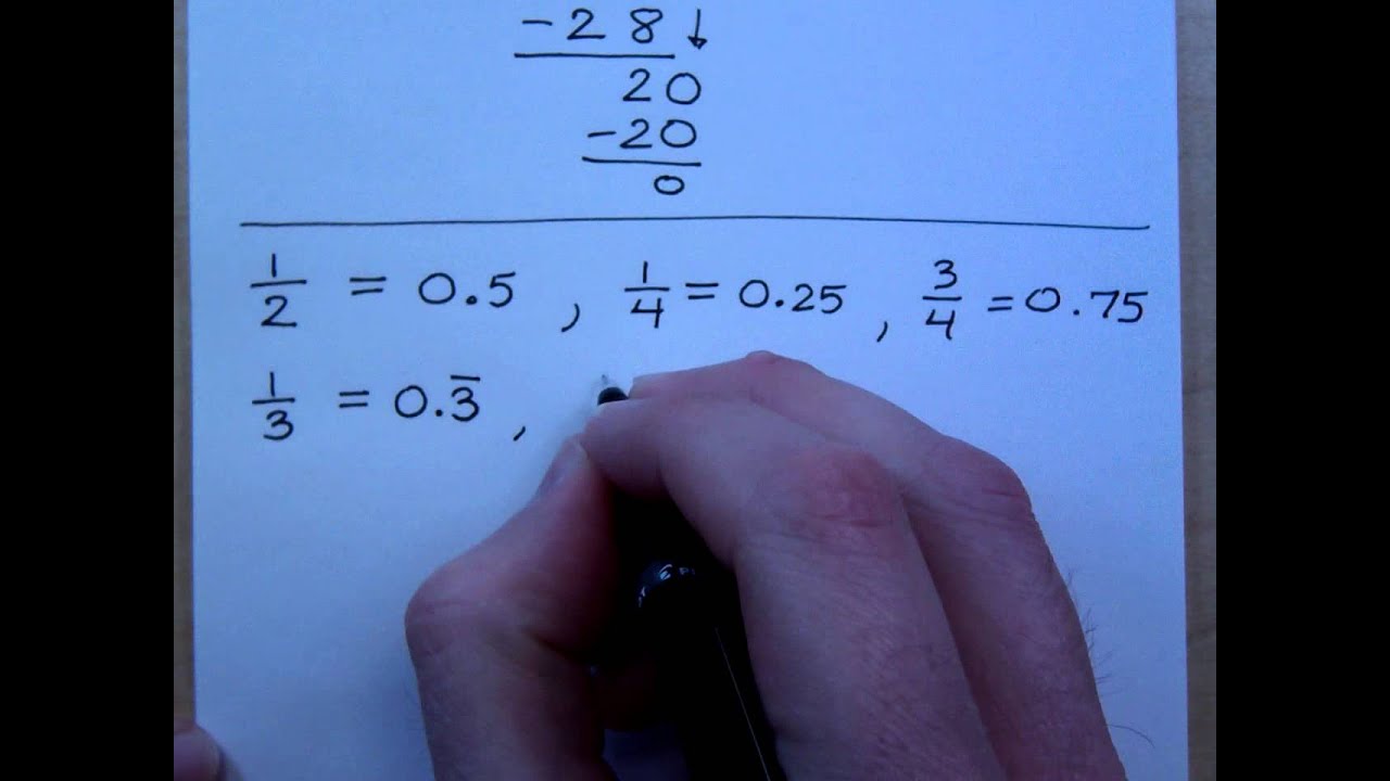 Prealgebra - Part 96 (Fractions and Decimals)