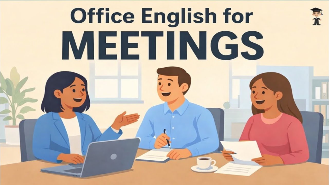 Office Meeting English Conversation for Beginners
