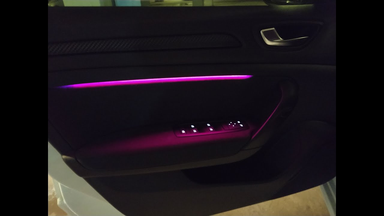 MERCEDESTEN HALLİCE:))Renault Megane 4 Faz2 Göz almayan Kapı Ambiyans Aydınlatma yapımı