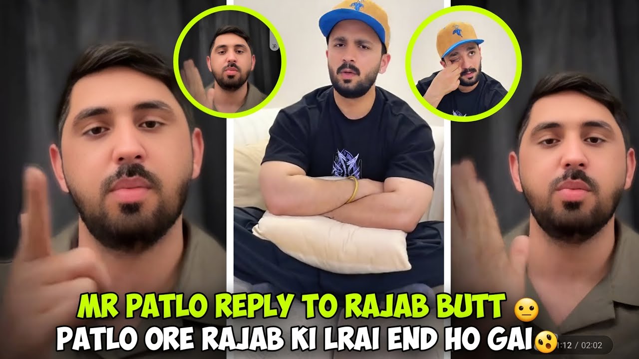 Rajab butt ore mr patlo ki lrai khatam ho gai | Mr patlo na Rajab ko maaf kar dia | Rajab family 