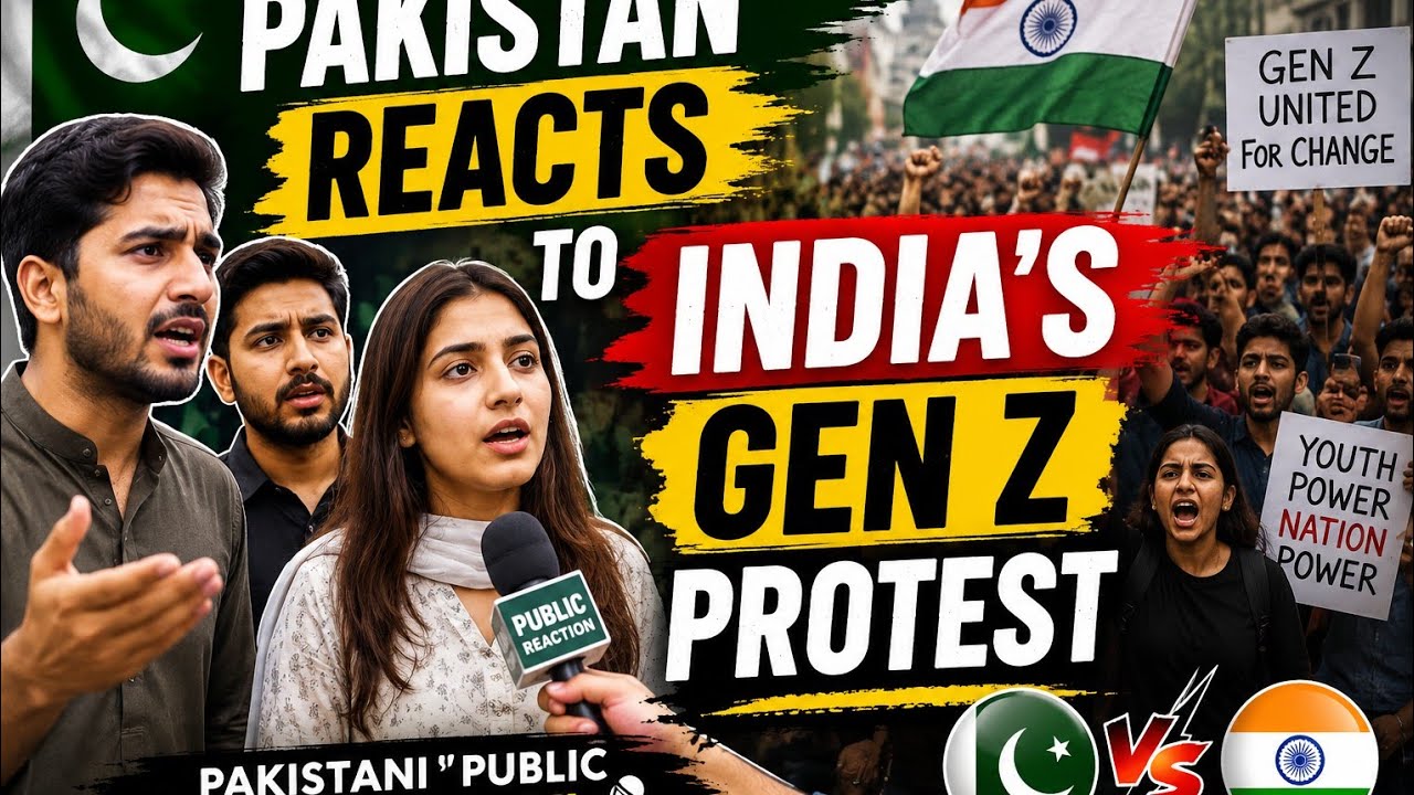 Pakistan Reacting to India's Gen Z Protest🤭 #jantarmantar #pakistan #reaction 