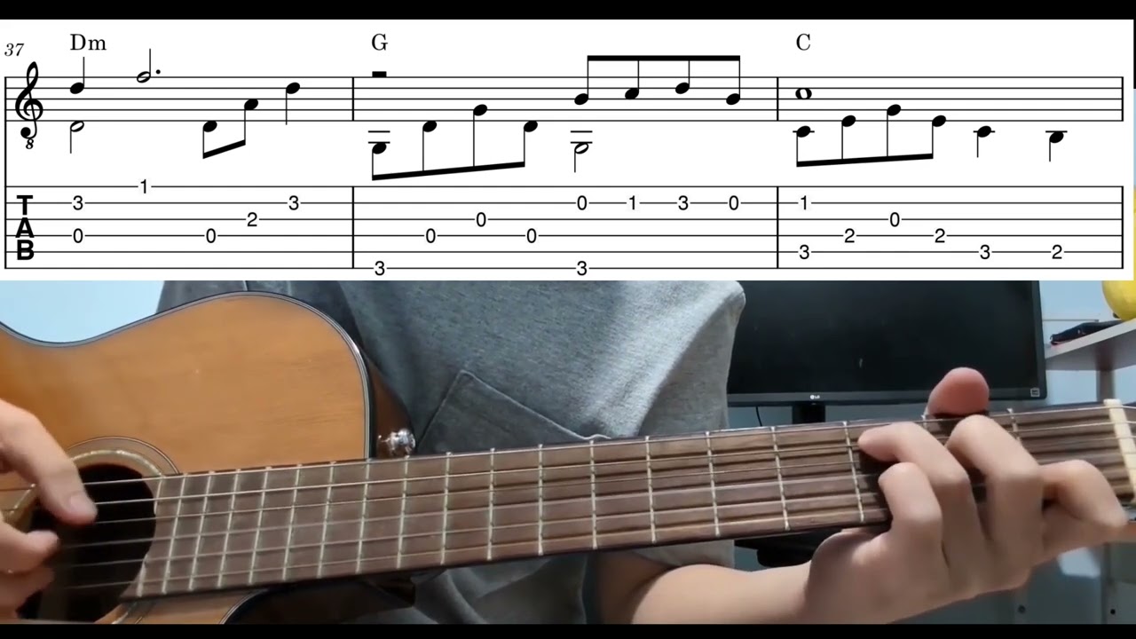 Love's Been Good To Me (Frank Sinatra) - Easy Fingerstyle Guitar Playthrough Tutorial With Tabs