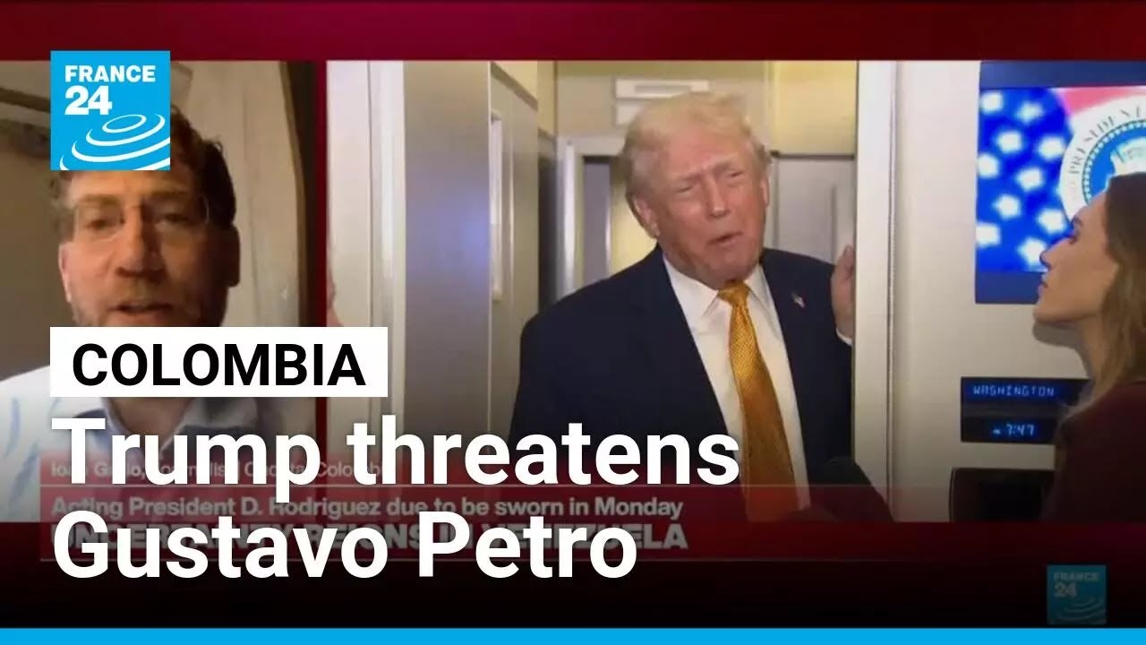 Colombia President Gustavo Petro responds to Donald Trump's threats &bull; FRANCE 24 English