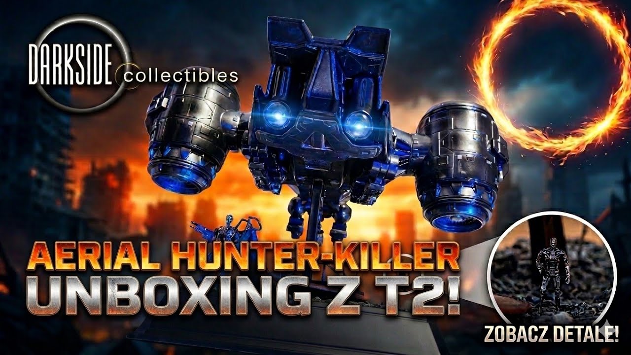 #229  Terminator – Aerial Hunter Killer by Darkside Collectibles- - Unboxing #terminator #hobby