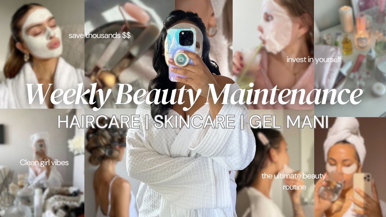*EXTREME* HIGH Maintenance to be LOW Maintenance DIY Beauty Routine | HAIR, SKIN, & NAIL CARE ✨