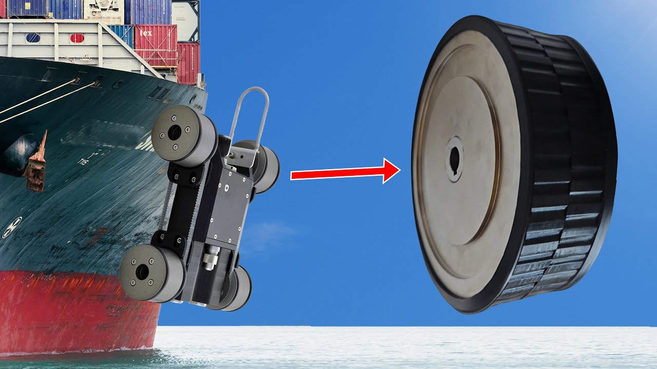Robot Magnetic Wheel Rubber Tires | @ccmagnetics