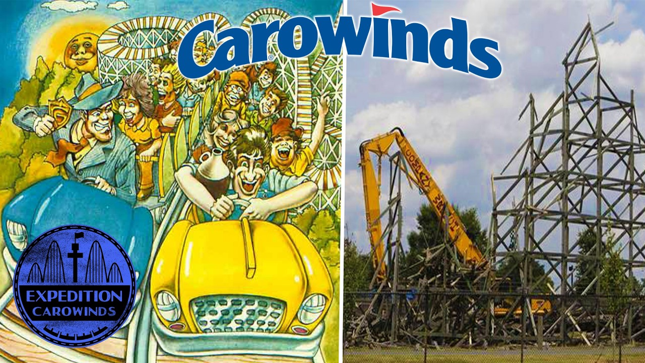 The BANKRUPT Carowinds & The Extinct Coaster That Saved It: Thunder Road