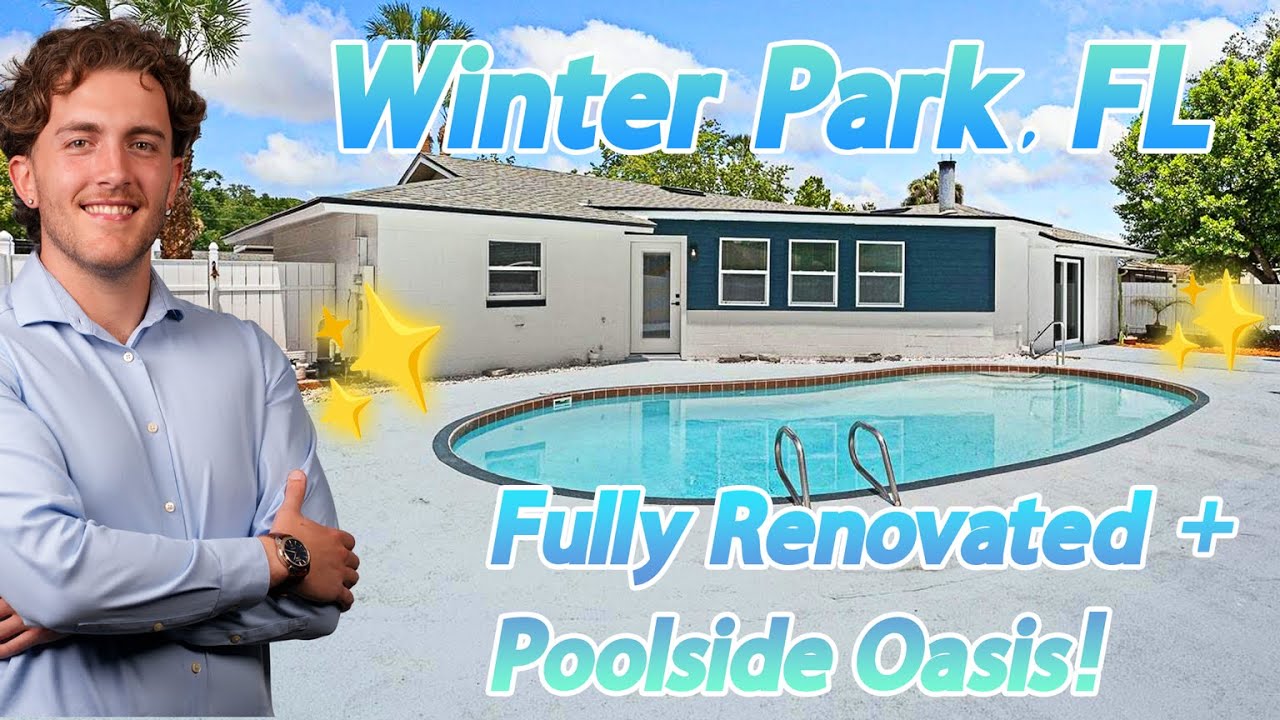Winter Park, Florida FULLY RENOVATED Pool Home! | Stunning Estate Tour