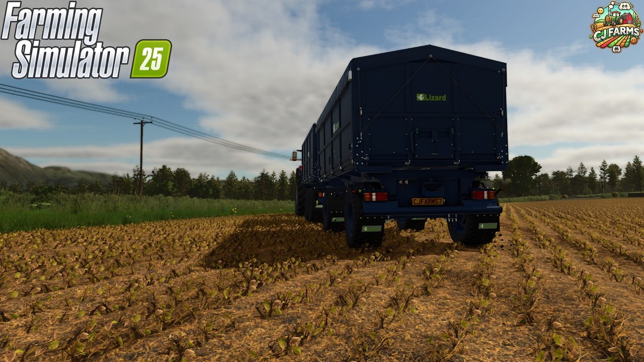 FS25! | Our First Harvest! | Kinlaid Day 26! | #fs25 | #cjfarms