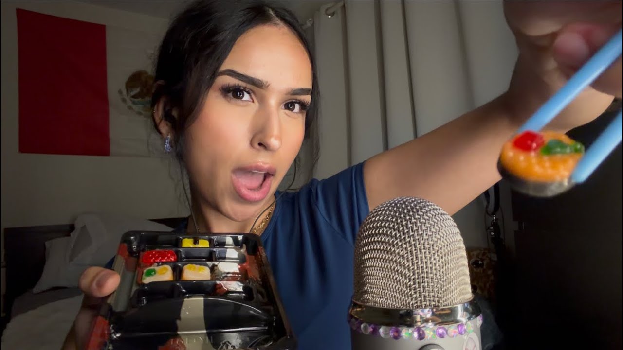ASMR Eating Sushi 🍣 🥢(Mouth sounds)