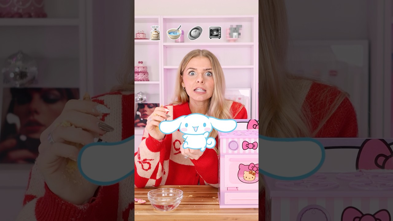This TOY Bakes a Hello Kitty Plushie?!