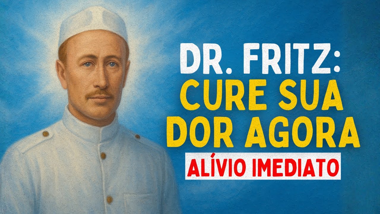 Mensagem de Dr Fritz para curar momentos de dor e sofrimento | Ouça e sinta o alívio.