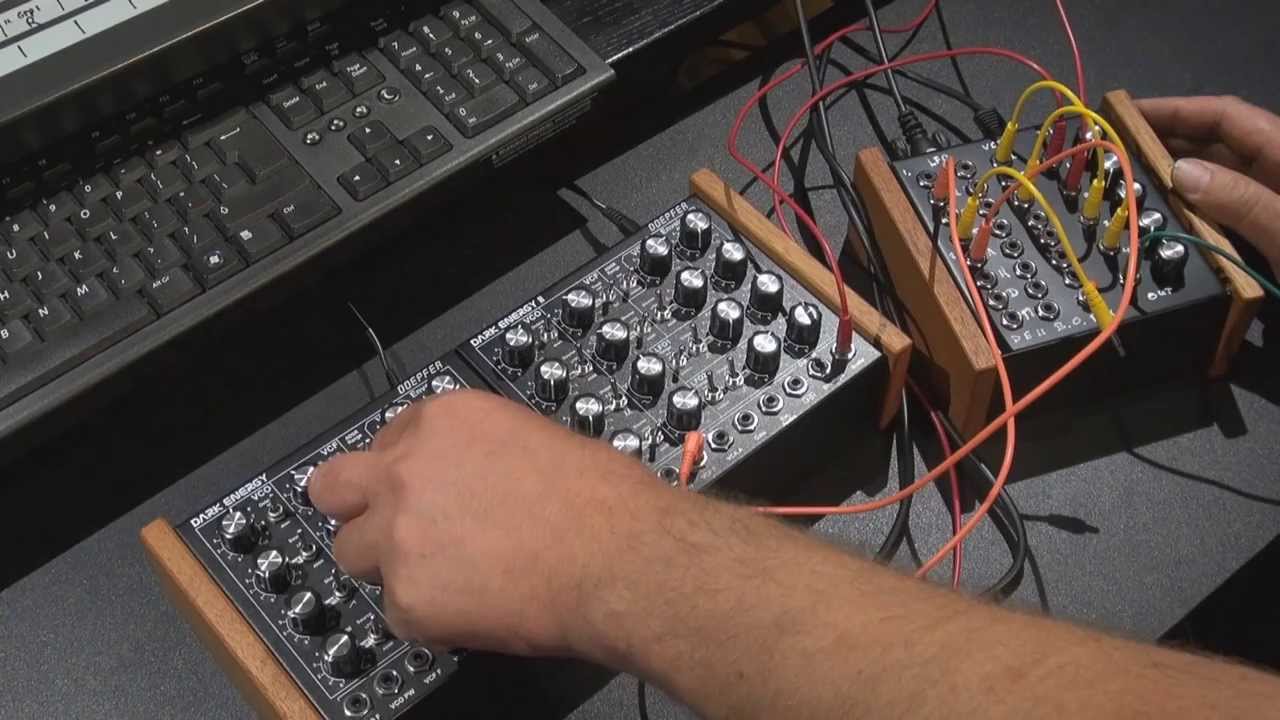 Doepfer Dark Energy  2 Expansion / Break-out Box (very first test)