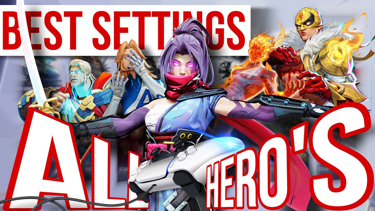 I Tested EVERY Hero In Marvel Rivals—Here’s The BEST Controller Settings