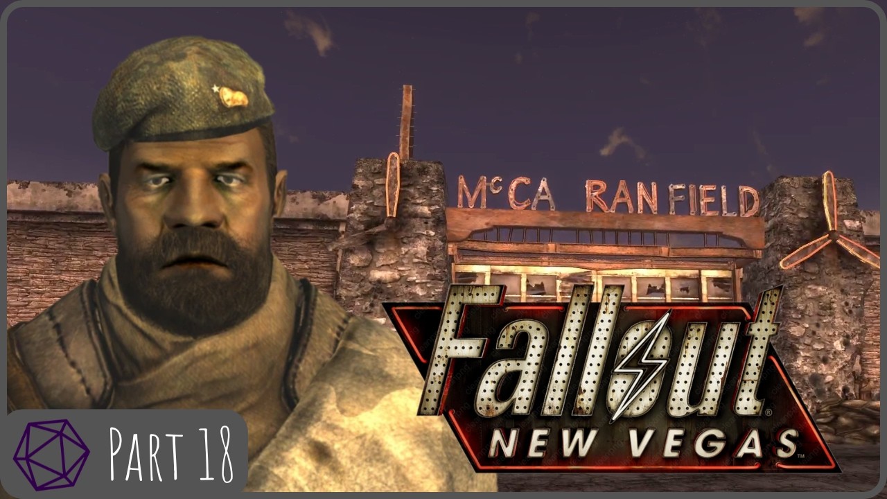 Camp McCarran! | Fallout New Vegas - Part 18 | BLIND PLAYTHROUGH