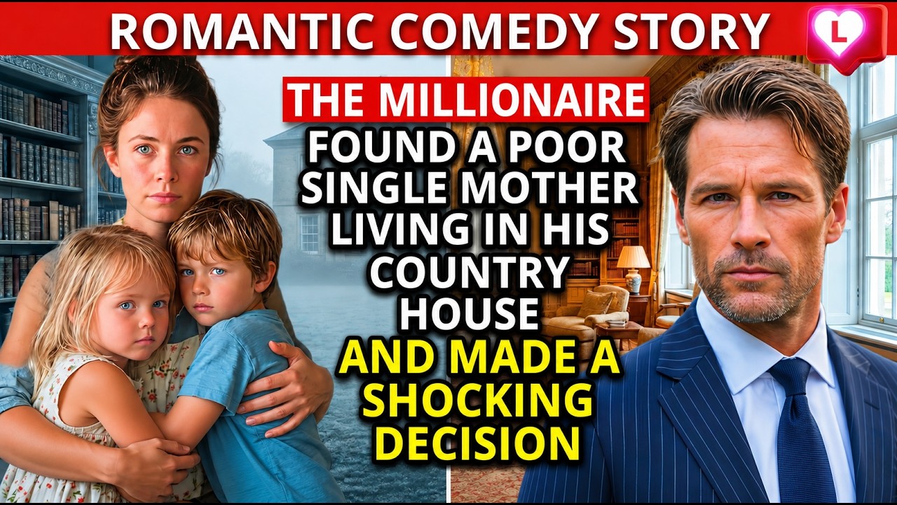 MILLIONAIRE FOUND A POOR SINGLE MOTHER LIVING IN HIS COUNTRY HOUSE — AND MADE A SHOCKING DECISION