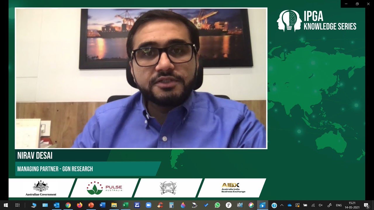 13.05.21 - Indian Chickpeas Scenario by Mr  Nirav Desai