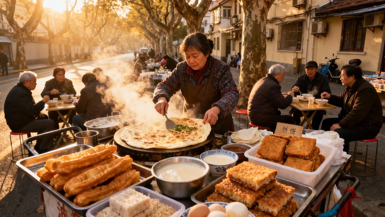 Shanghai's Breakfast Heaven: Epic Breakfast Tour of Jialing Road Market
