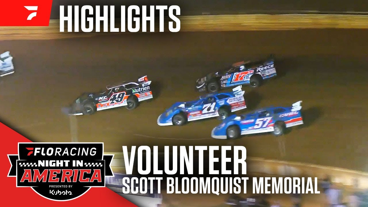 Scott Bloomquist Memorial | FloRacing Night in America at Volunteer Speedway 9/11/25 | Highlights